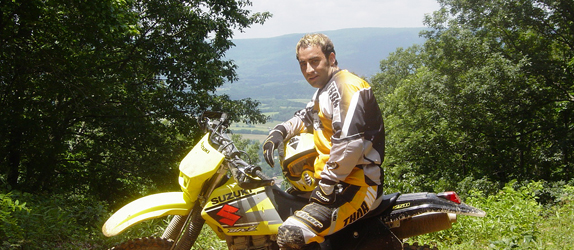 Motorcross on the back side of Signal Mountain, Tennessee