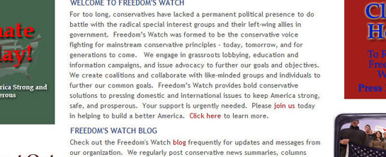 Freedoms Watch Portal image 2